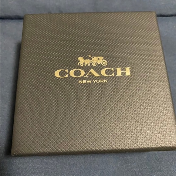 Coach Earring set of 3 Pearl studs, Coach studs and Bow Stud - Picture 2 of 3